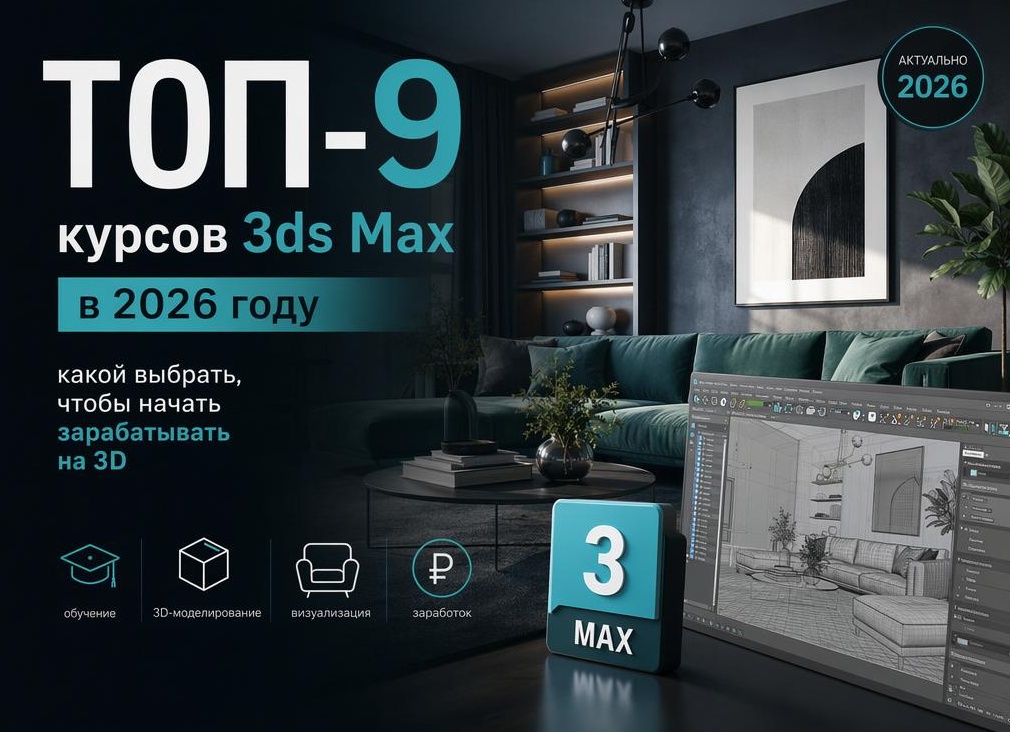 [ТОП-9] курсов 3D Визуализации Интерьера в 2025 году — Обучение для начинающих с нуля
